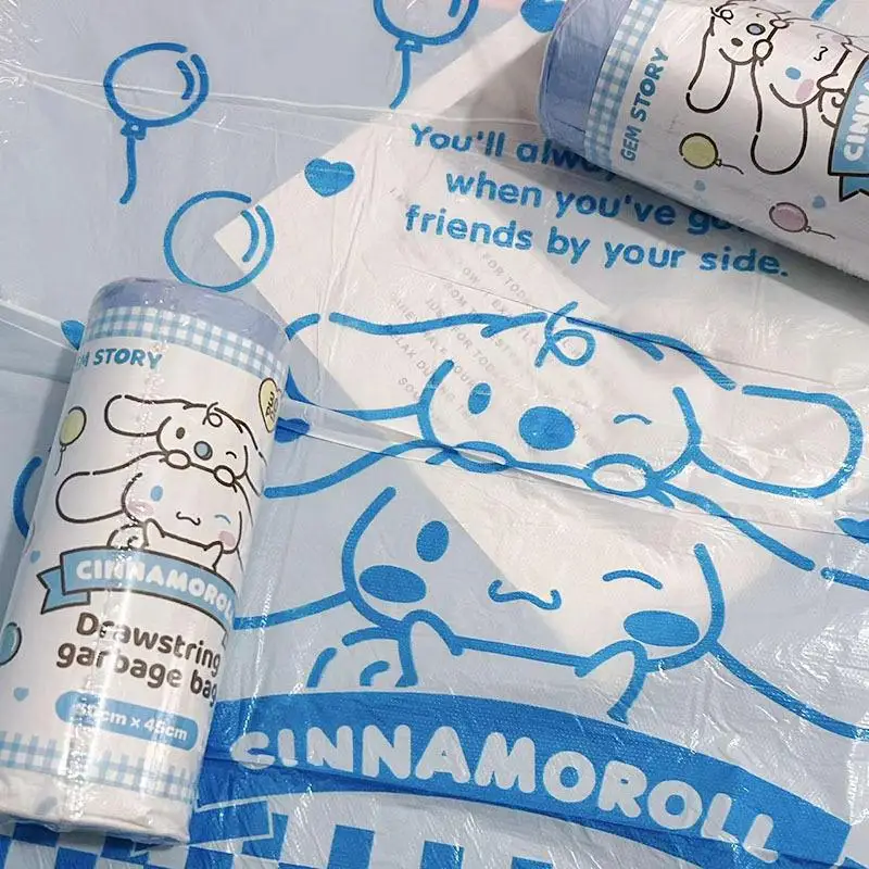 Kawaii Hello Kitty мешок для мусора на шнурке аниме милый пластиковый пакет с застежкой