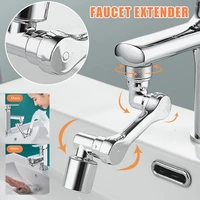 1080 degree rotating faucet extender kitchen swivel faucet aerator wide angle splash filter faucet extender for bathroom tap