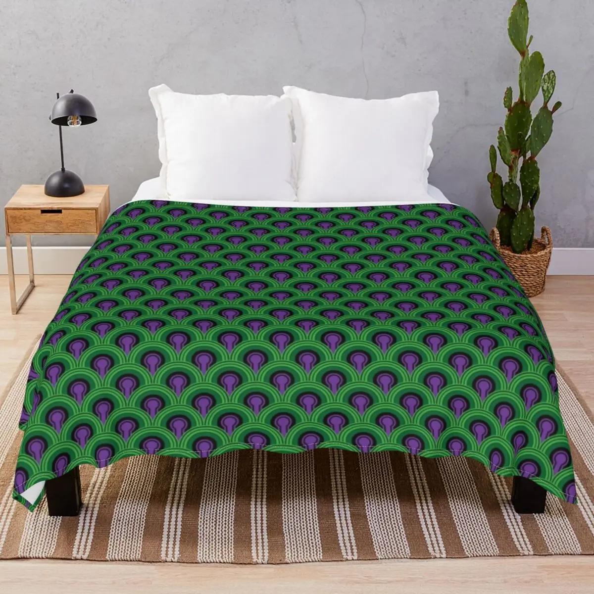 Vintage Green Carpet Blankets Fleece Winter Comfortable Throw Blanket for Bed Sofa Travel Cinema