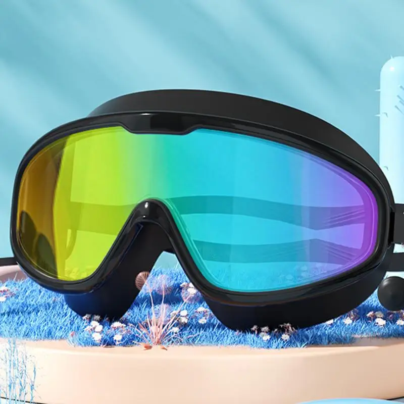 Очки для плавания взрослых регулируемые очки полной защиты HD четкие