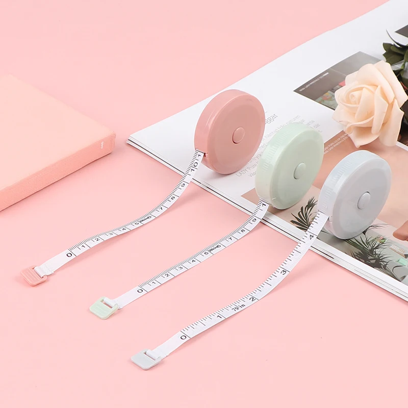 

1pc 2M Automatic Retractable Measuring Tape Portable Retractable Ruler Children Height Ruler Centimeter Inch Roll Tapes