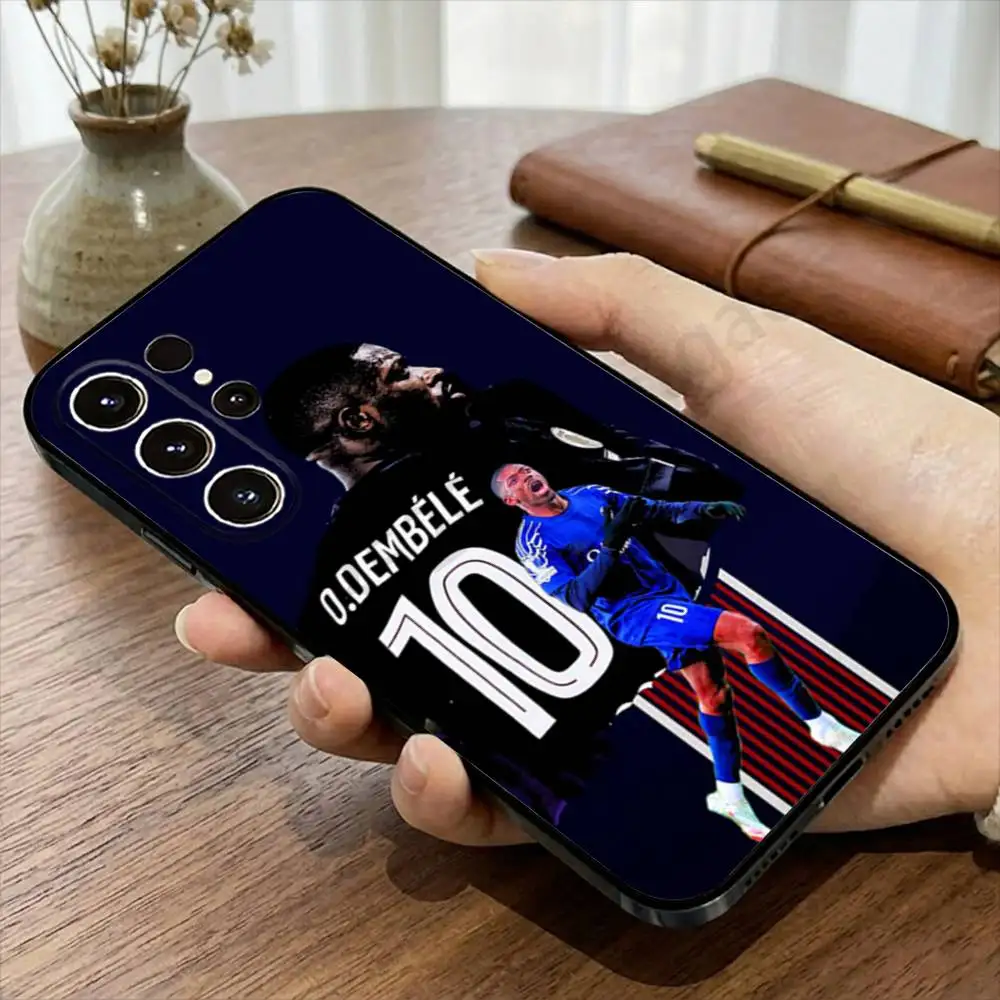 Чехол для телефона Football 10 для Samsung S20, D-Dembele-S 21,22,23,24,25,26 Ultra, Plus, Lite, FE, черный мягкий чехол (art.: 3920db084fdb9) - 3920db084fdb9