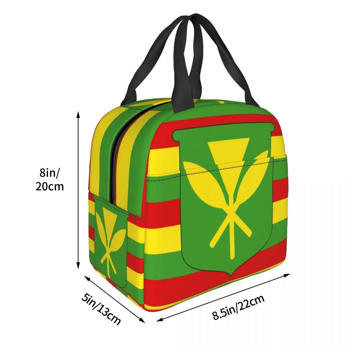 Kanaka Maoli сумки для обеда с флагом Гавайев изолированная коробка бенто портативная