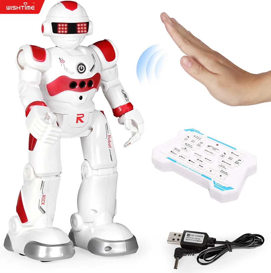 

Дистанционное управление Умный Робот, управление жестами, интеллектуальное программирование, ходячий космический робот с музыкой светиль...