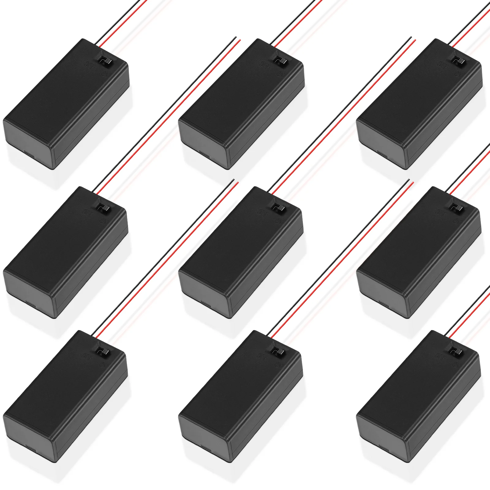 

Holder Caseswitch 9V Box Container Compartment Wire Voltdoor 2 Single Cr2032 Holders 18650 Aaa Connectors Connector Screw Cover