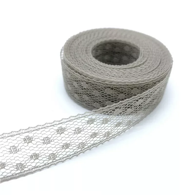 

5yards/Lot 15mm High Quality Lace Ribbon Embroidered Lace Fabric For Skirt Accessories Trim Decoration Handmade Sewing Fabric
