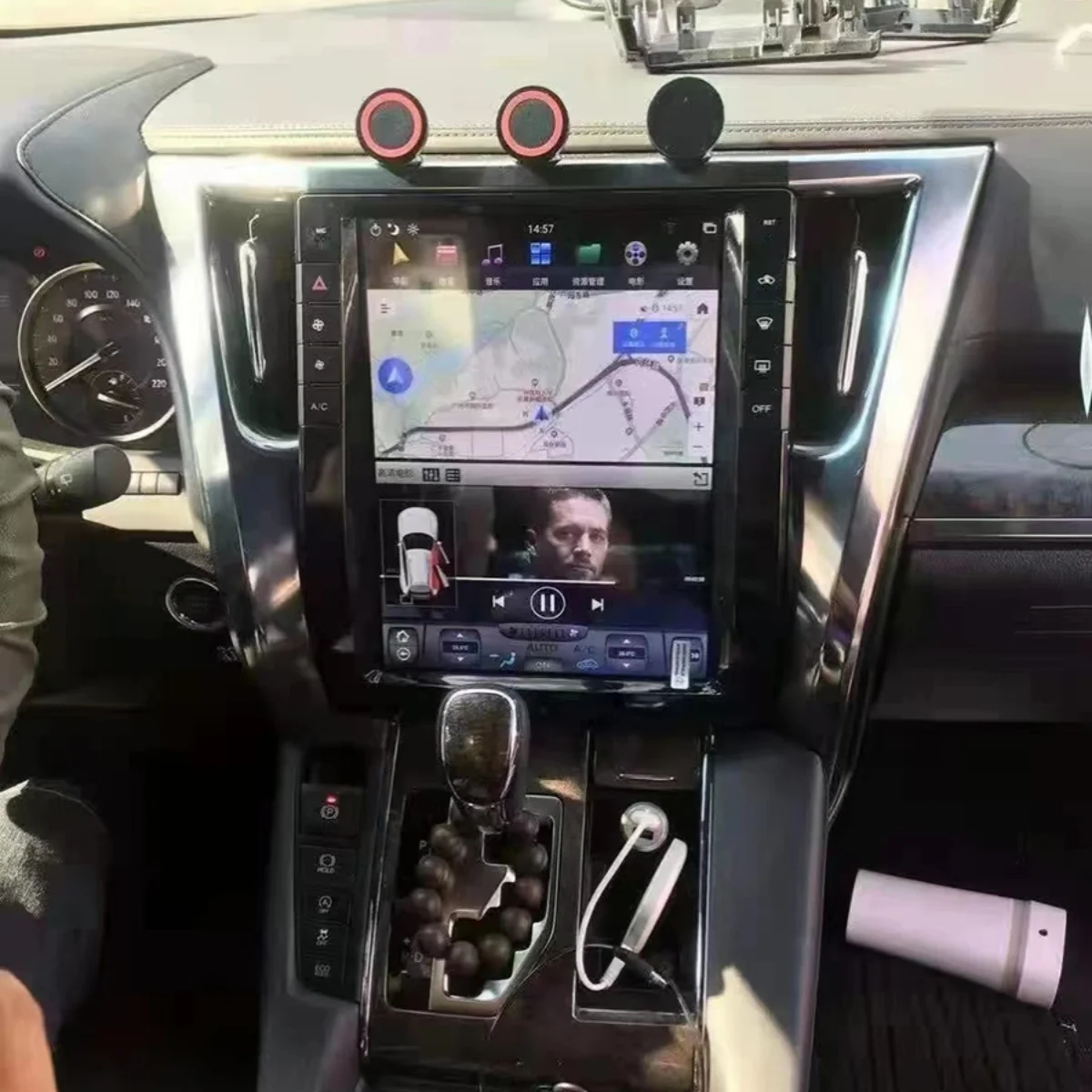 Автомобильный мультимедийный плеер стерео GPS 8-ядерный радио-навигация Android 13