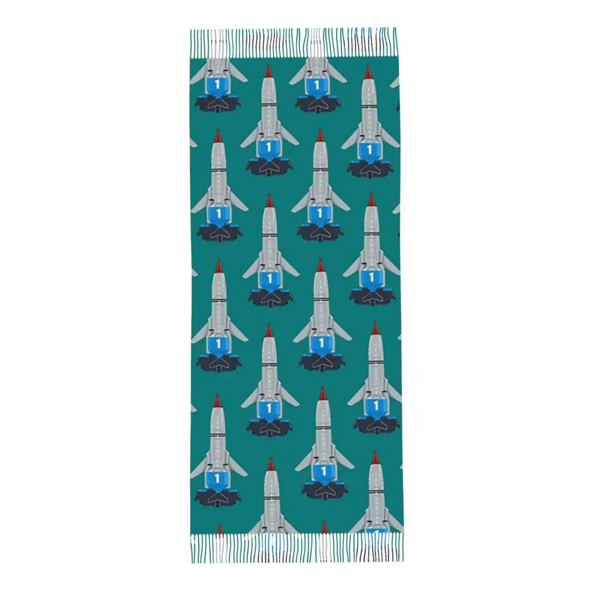 Thunderbird 1 шарф Thunderbirds TV оригинальная серия шарфы с кисточками для женщин шали и