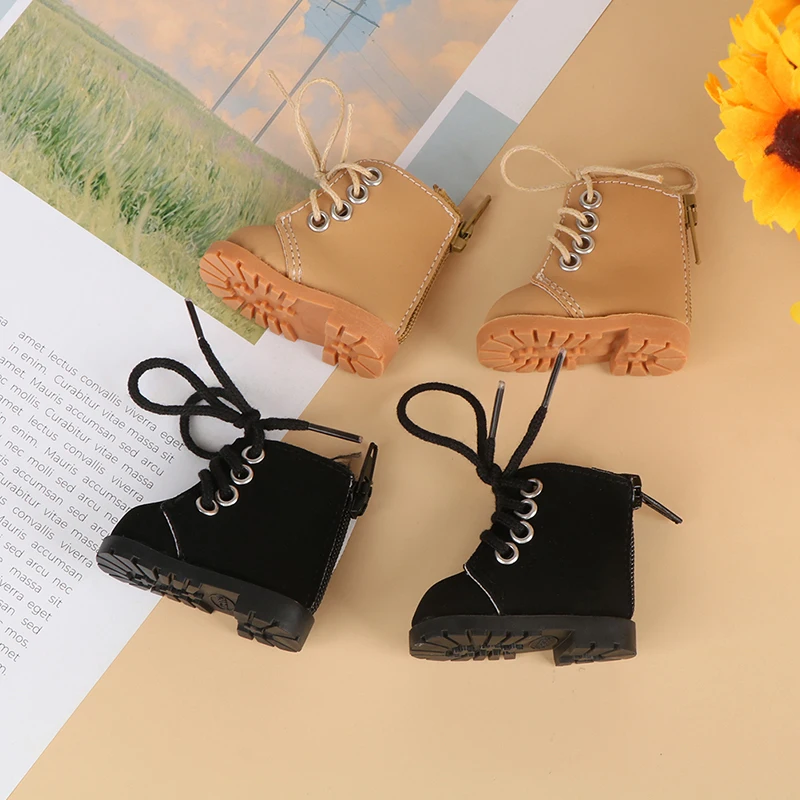 

1Pair 1/6 Dolls Shoes Martin Boots DIY Mini Shoes for Doll Accessories Toys