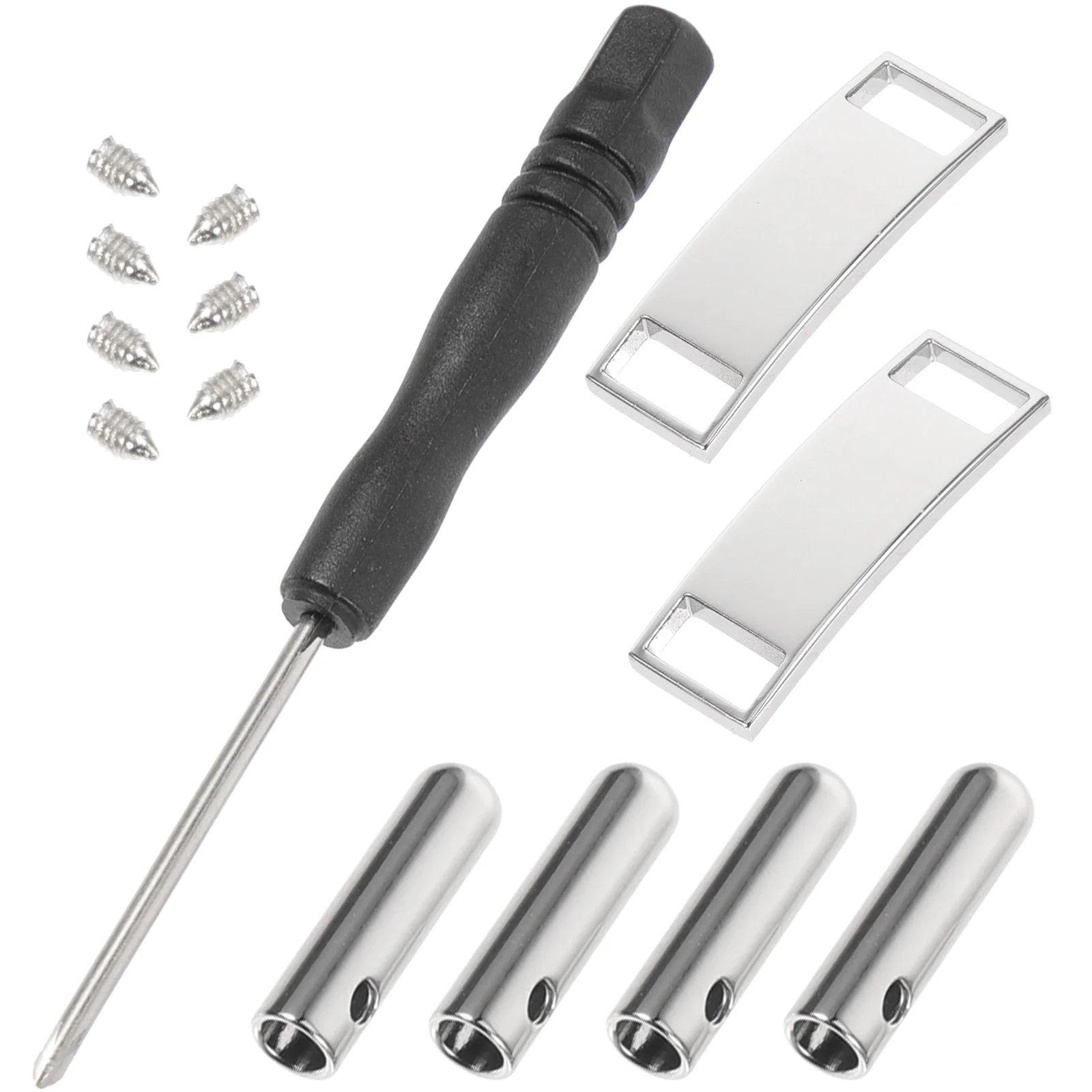 

Magnetic Tool Running Shoes Lace Tip Head Shoelaces Tips Ends Buckle Screwdriver DIY Zinc Alloy Buckles