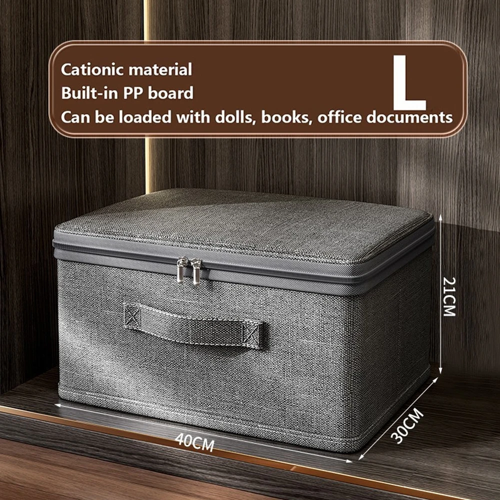 

Складной тканевый органайзер серый