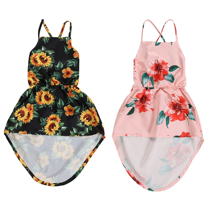 Летние платья для девочек детская одежда в европейском и американском стиле