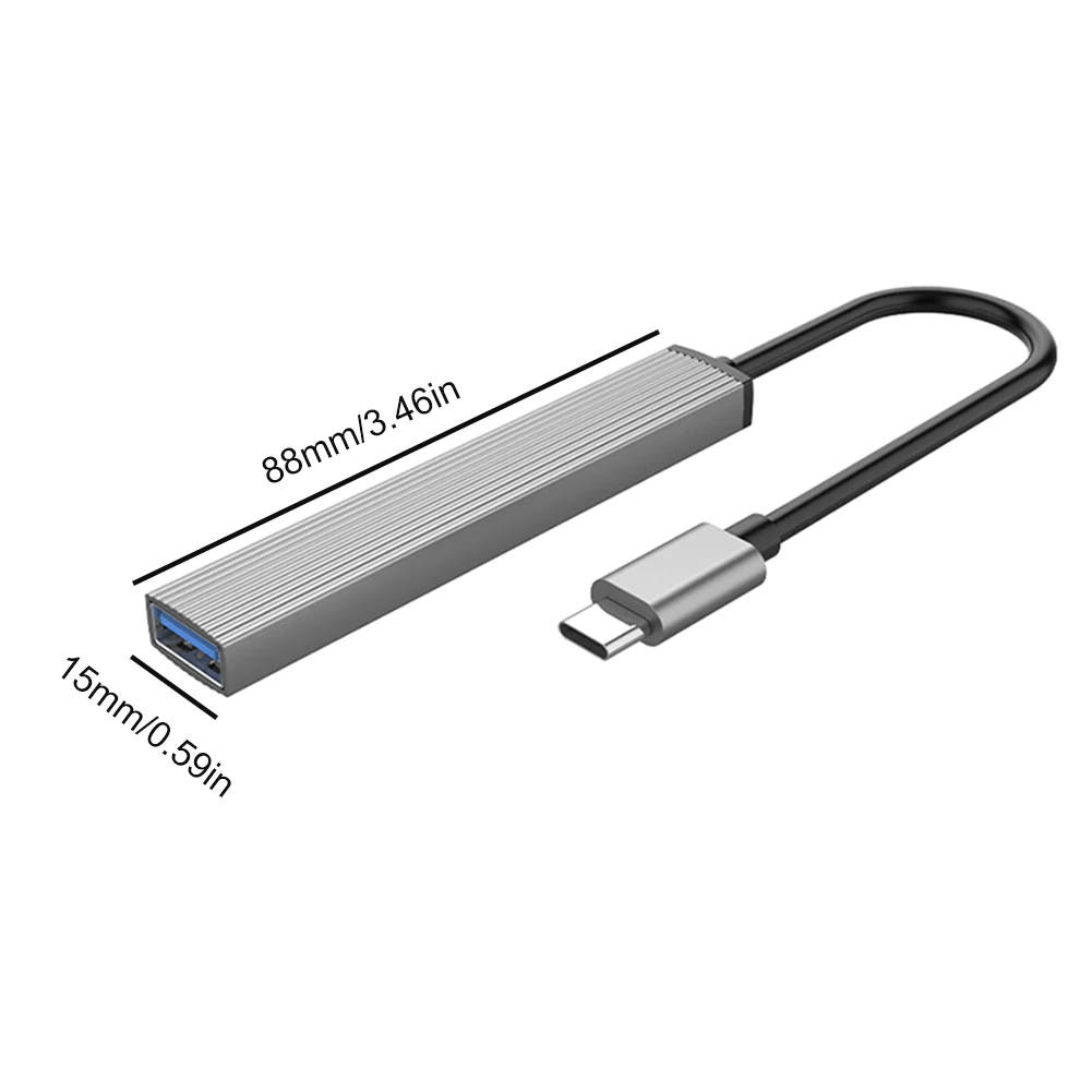 Концентратор Type-C К USB 3.0 4-портовый 3.0/2.0