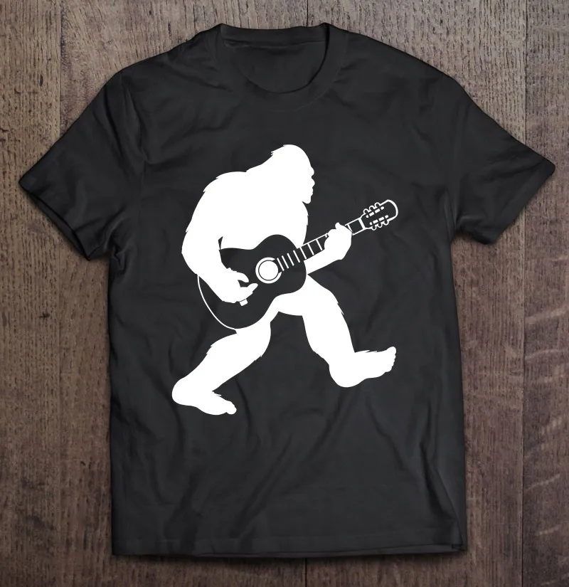 

Футболка Bigfoot с принтом акустической гитары, Мужская футболка, Женская Мужская футболка оверсайз, Мужская футболка с аниме, Женская Мужская ...