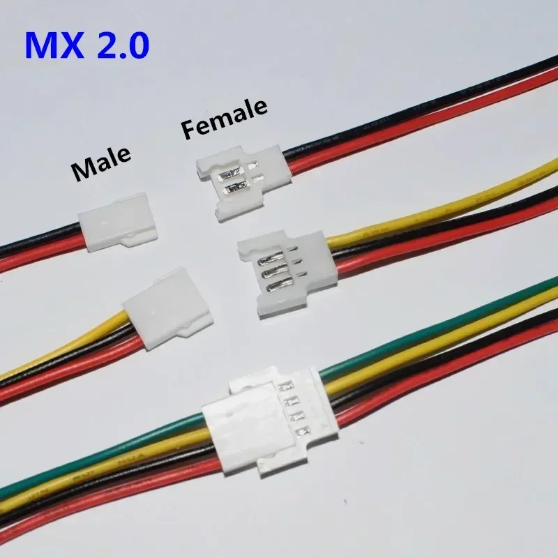 JST 1 25 Мужской Женский Проводной Разъем PH2.0/MX2.0/SM2.54/XH2.54 Шаг 25/2 0/2 54 мм 2P 3P 4P 5P 6P