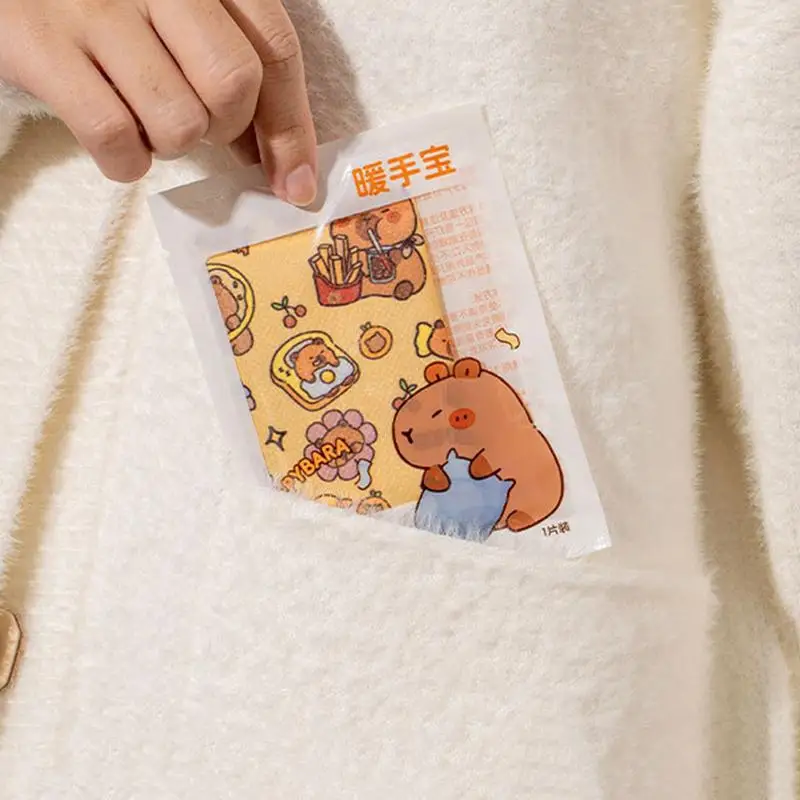 Грелки для рук грелки с милым узором активируемые воздухом упаковки тонких