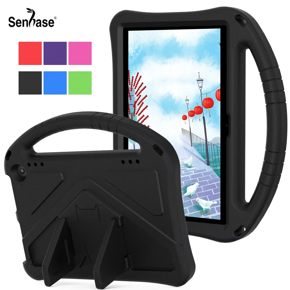 

For Amazon Fire HD 8 Plus 10th 12th Gen 8.0 inch 2020 2022 Case EVA Portable Hand Holder Kids Safe Shockproof Stand Tablet Cover