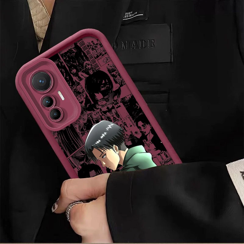 Искусство аниме атаки на титанов для Xiao POCO 12T 11 F2 F3GT F4 F5 X X4 X5 M3 14 Pro GT 4G фотовспышка