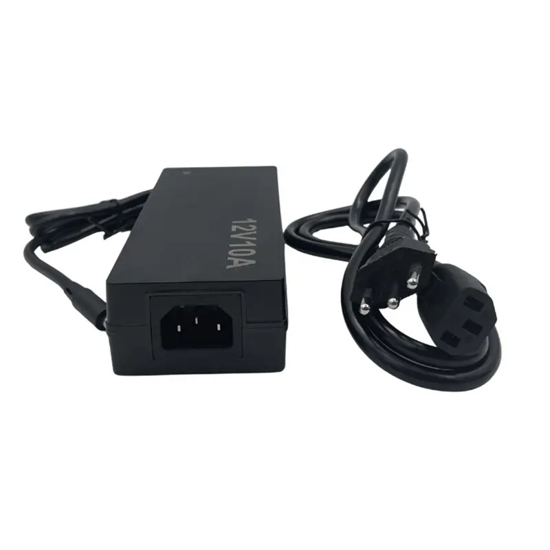 Фото Блок питания Nerdqaxe++ 12В 10А для майнеров Suprahex 702/Nerdqaxe++ 4.8T ASIC, адаптер питания 12В 10А, вилка UK, модель Y41A. №3