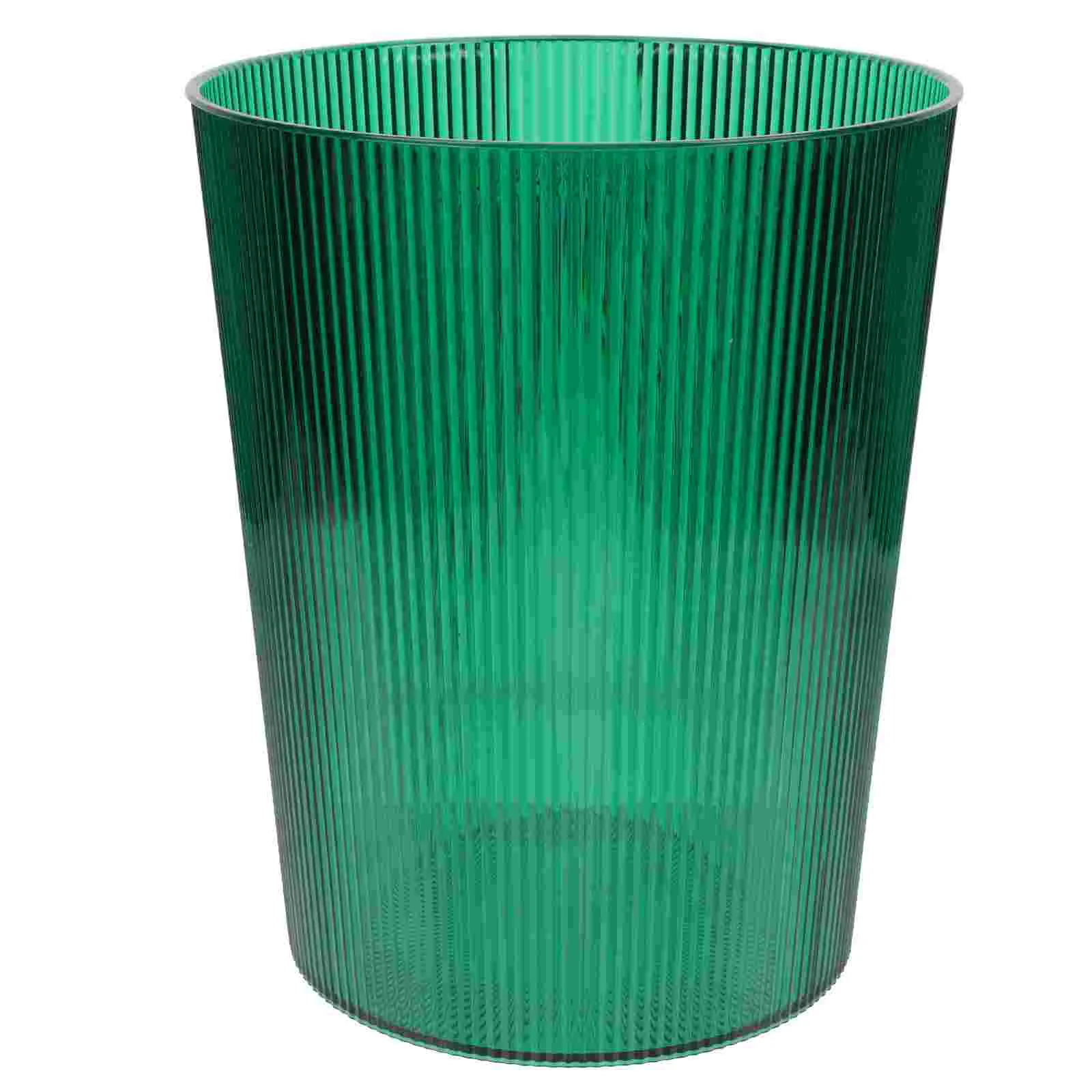 

Trash Container Waste Storage Basket Round Garbage Basket Home Trash Can