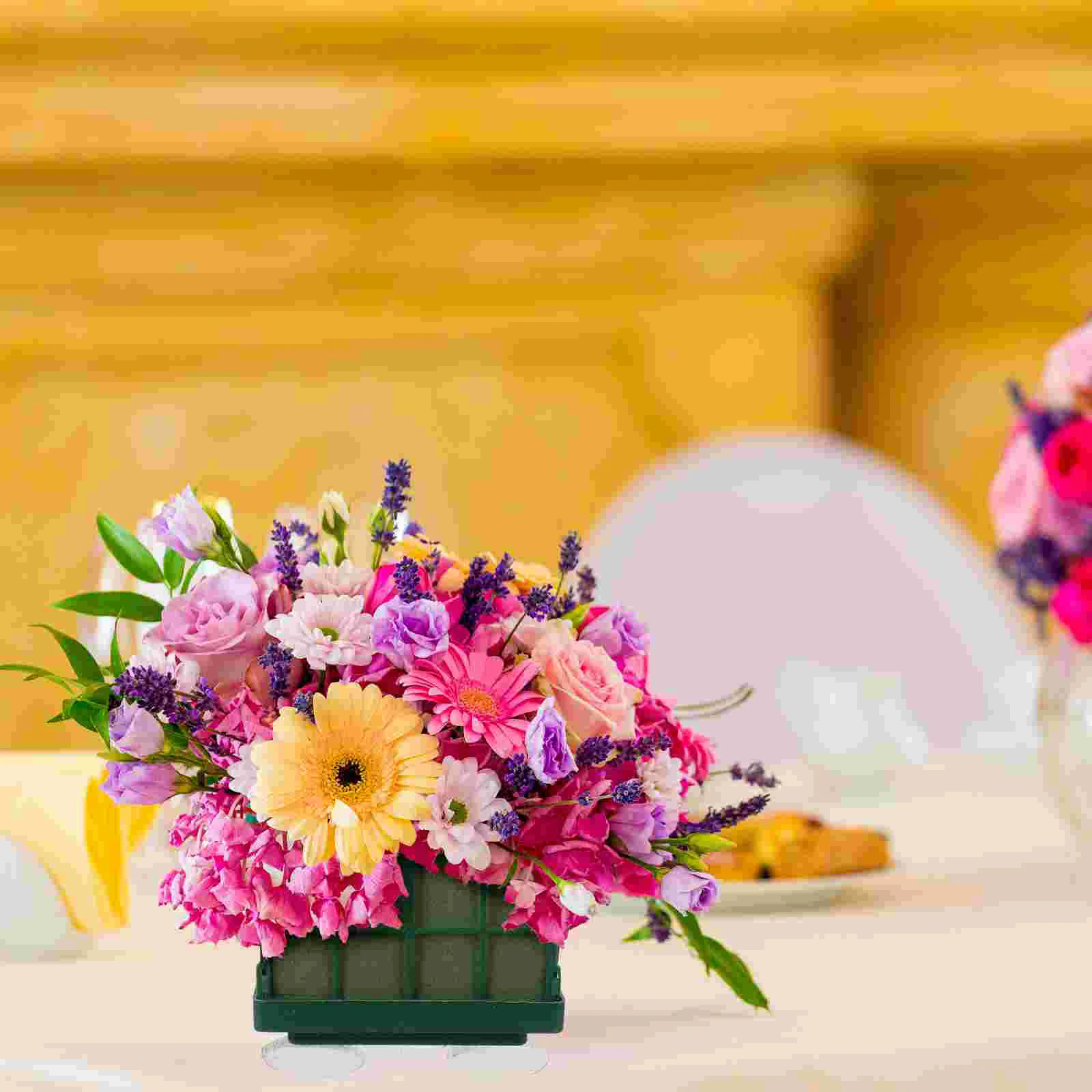 

Flowerfloral Cage Arrangement Wet Block Holder Base Supplies Florist Blocks Sponge Mud Fresh Bricks Diywedding Styrofoam Bowl