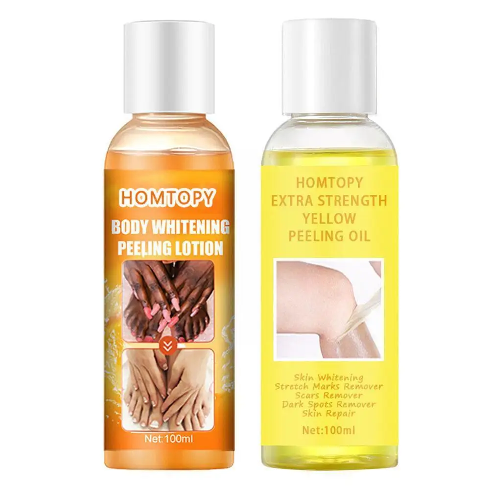 

Body Exfoliation Yellow Peeling Oil Bleaching Dark Remove Beauty Hand Knee Skin Whitening Skin Brightening Legs Arm U9X7