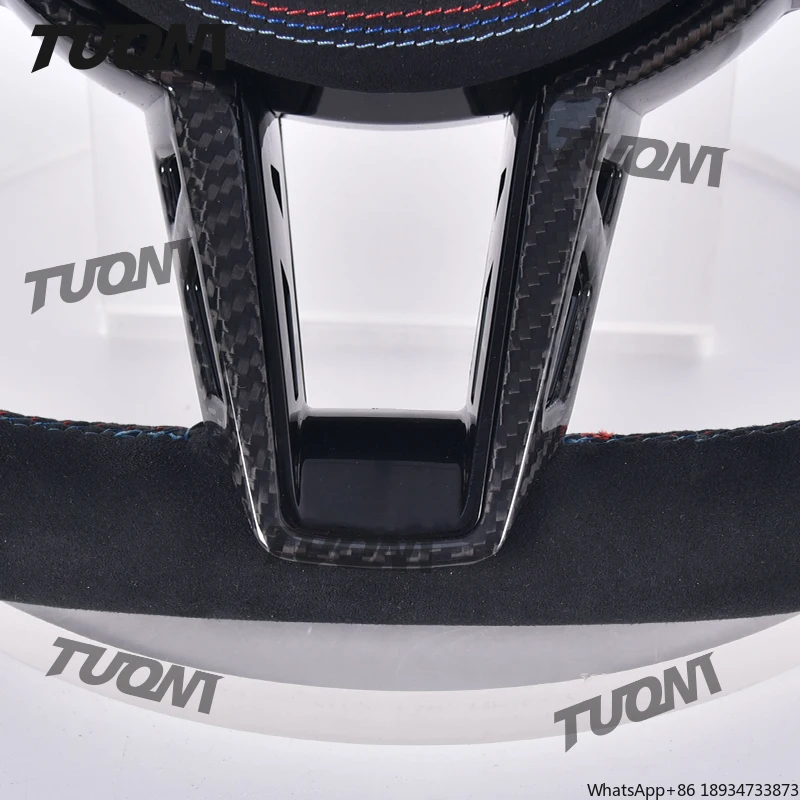 Новая версия рулевого колеса LCI из алькантары для BMW G80 G20 G28 G30 G38 G32 G11 G12 G01 G02 G05