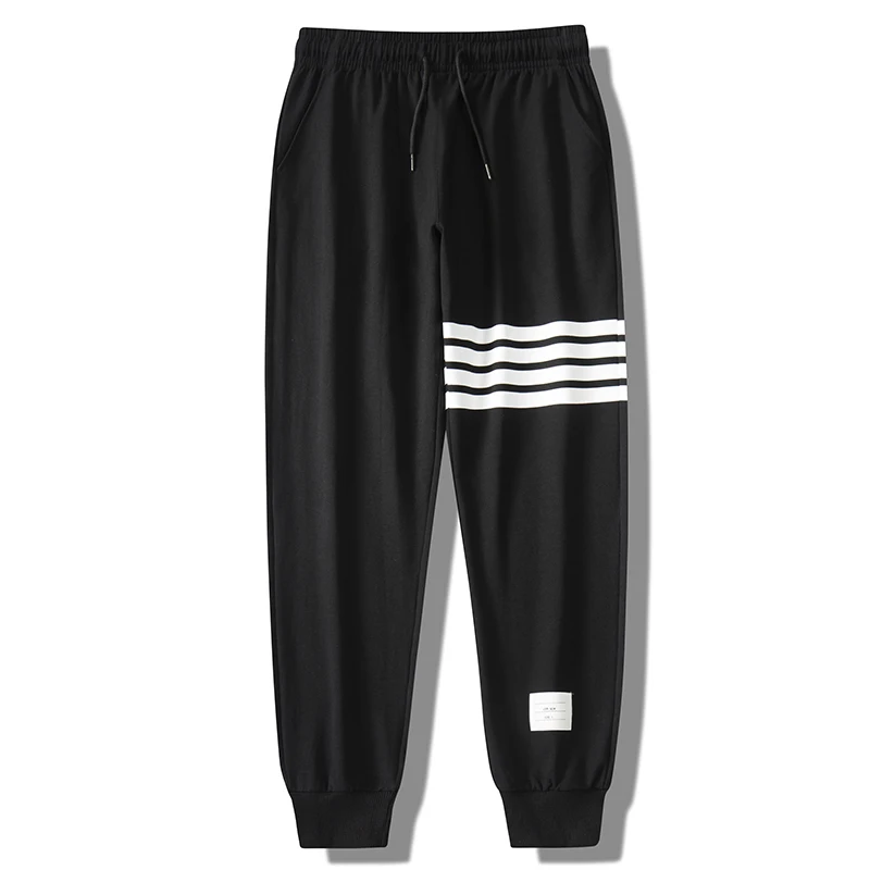 Брюки-карго мужские хлопковые повседневные модные спортивные штаны для бега в