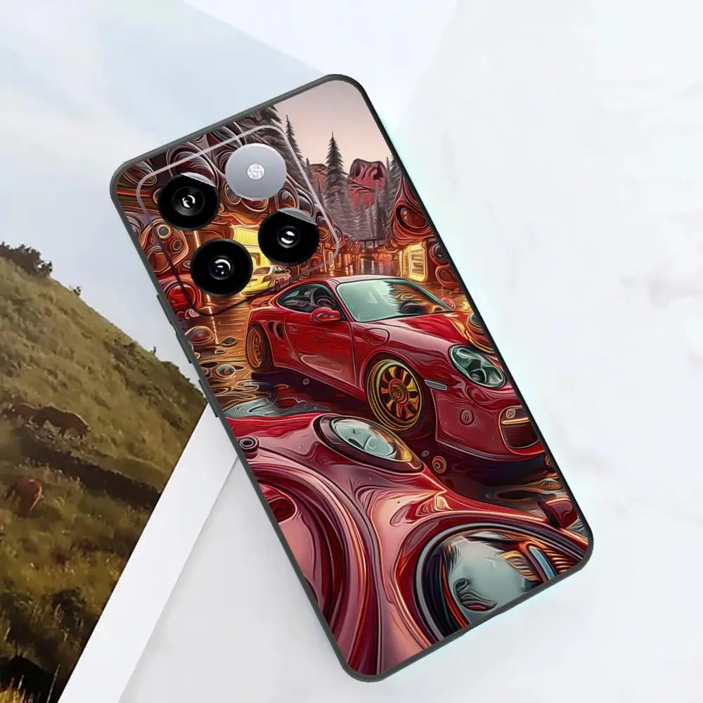 Крутой спортивный автомобиль 911 чехол для телефона Xiaomi 14 Ultra 13T 13Pro 13 12T 12 11T 11i 11