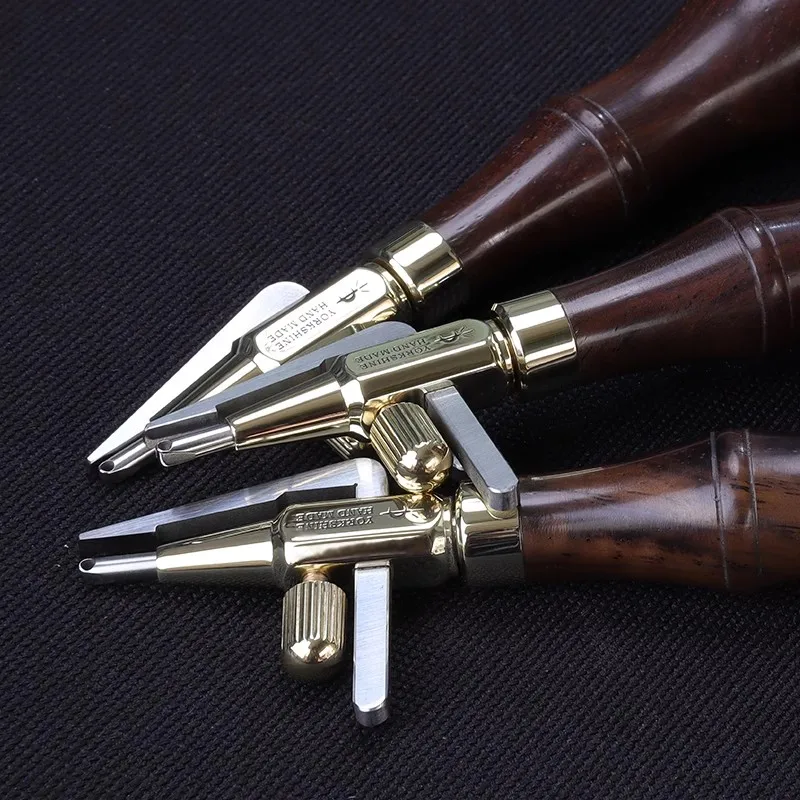 Машина для прорезания кожи YORKSHINE ручной работы Сменное лезвие из стали M390 1 0/1 5/2 0