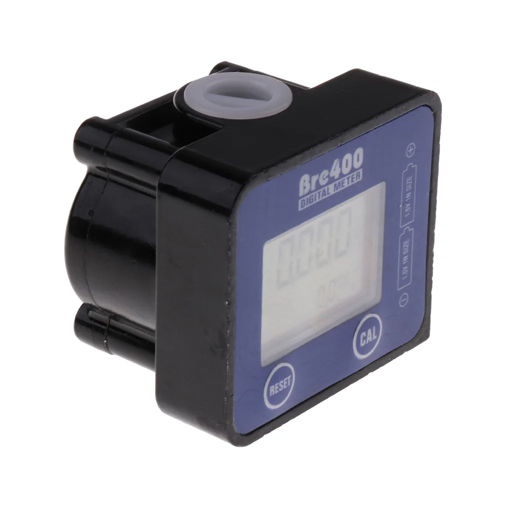 

Digital Electronic Flow Meter Water Oil Fluid Liquid With LCD Display
