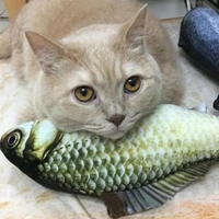 cat favor fish toy cat mint stuffed fish shape sisal cat scratch board scratching post for cat products pet supplies