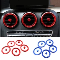 center front rear air condition ac vent outlet decorate ring cover trim for mercedes benz c glc class w205 x253 15 19