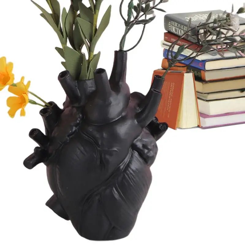

Heart Vase For Home Decor Anatomical Heart Planter Flower Pot Flower Pot Planter Anatomical Table Ornaments Heart-Shape Wedding