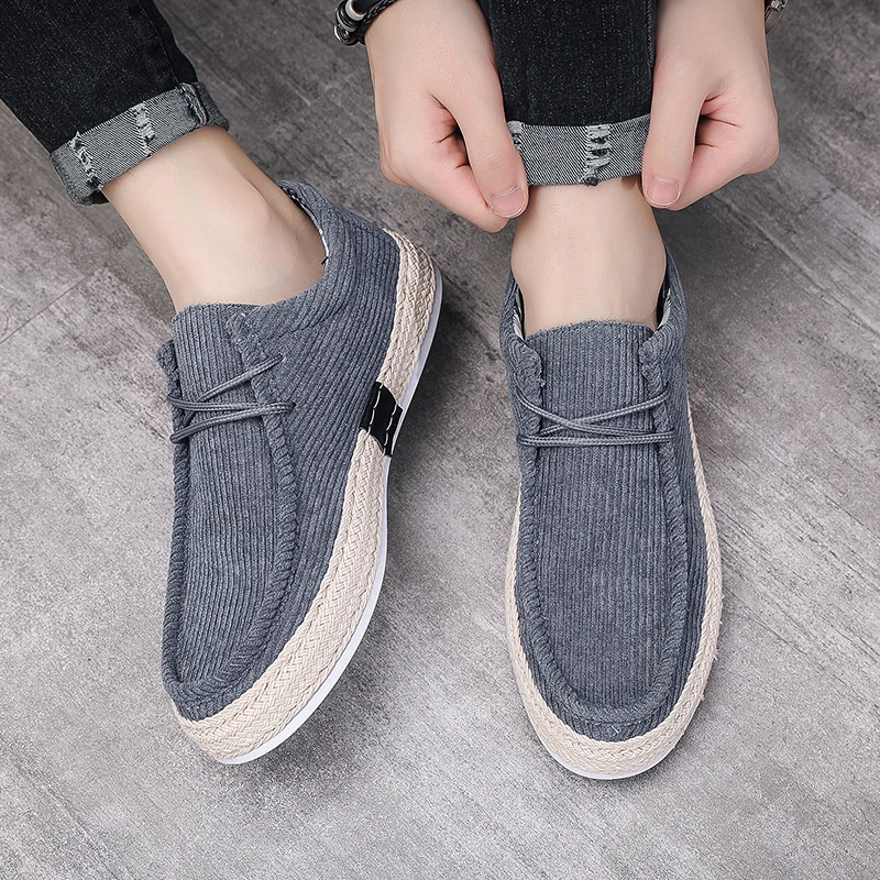 

Classic Lightweight Breathable Soft Flat Slip on Casual Shoes Fashion Walking Sneakers Vacation Loafers for Men Driving Footwear