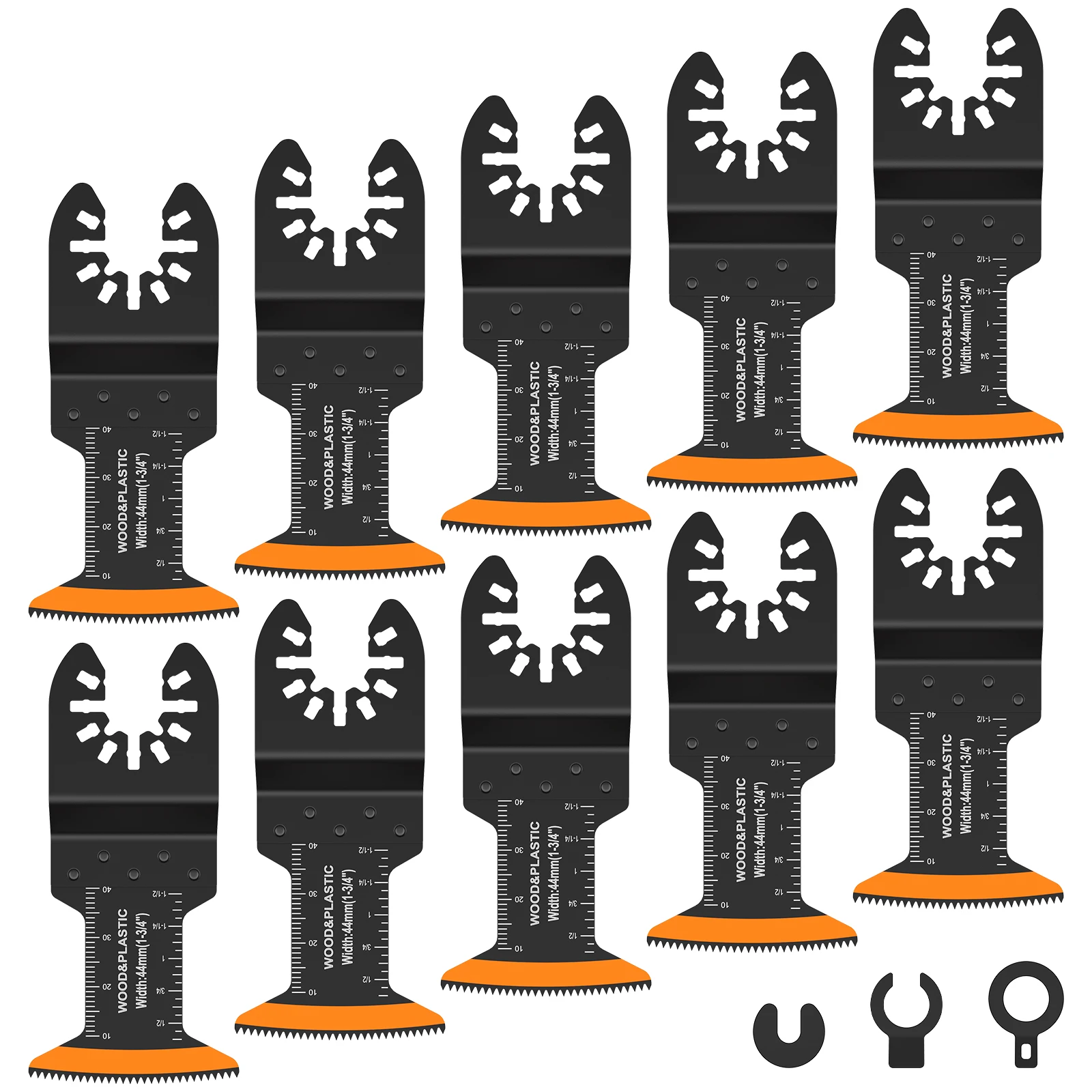 

Набор из 10 лезвий для лобзика Toorise из высокоуглеродистой стали 2-5/8 дюйма