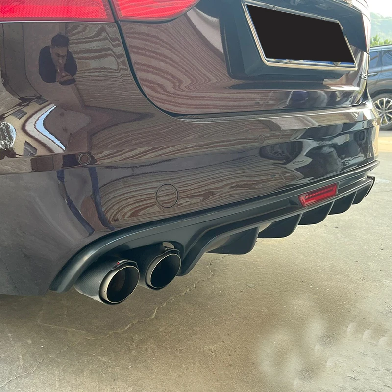 Автомобильный диффузор для заднего бампера защитный спойлер Инъекция PP подходит