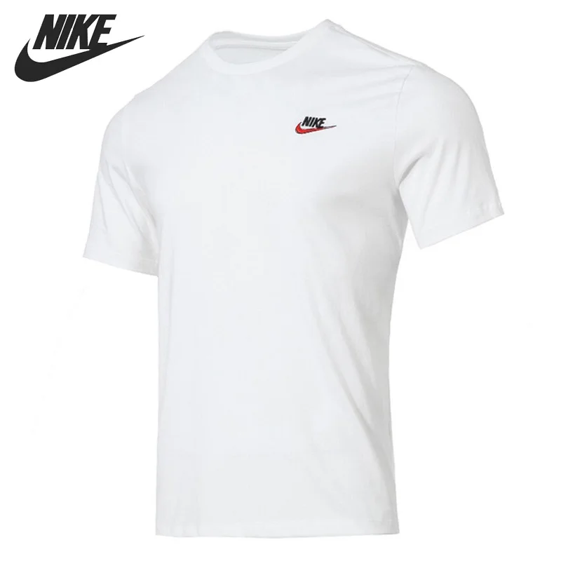Оригинальное новое поступление, мужские футболки NIKE AS M NSW CLUB,  спортивная одежда с коротким рукавом - купить по выгодной цене | AliExpress