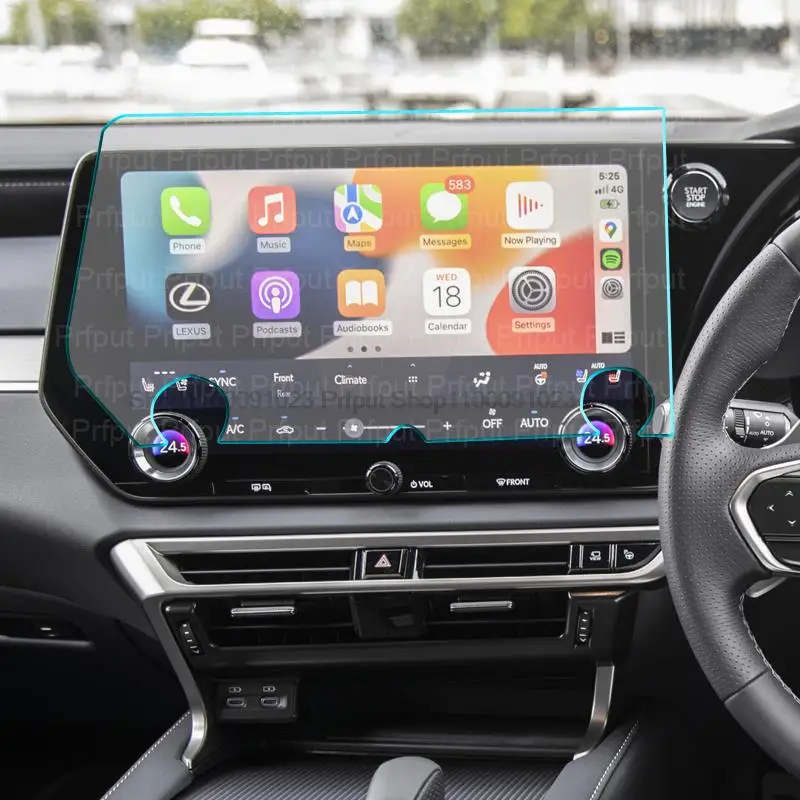 

Защитная пленка для автомобильного GPS навигатора для Lexus RX 350 450 2023, Защитная пленка для ЖК-экрана