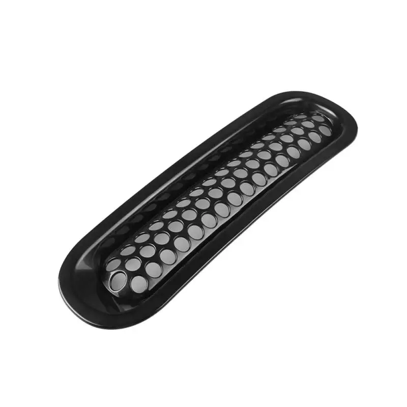 

Black Front Upper Bumper Mesh Grilles Trim For Jeep Wrangler JK 07-17