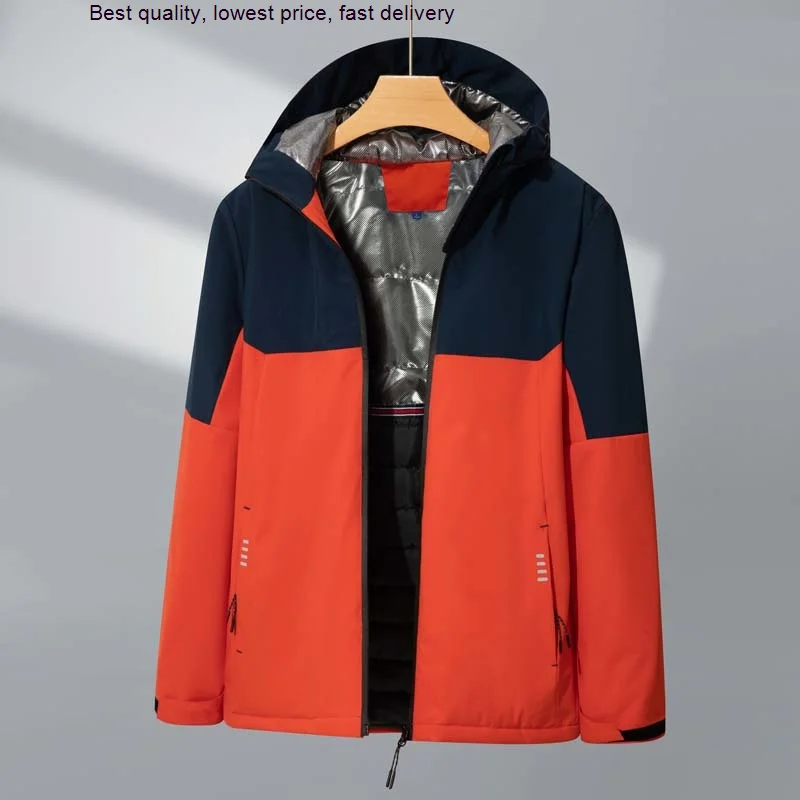 

Winter Mens SoftShell Jackets Thick Warm Windproof Waterproof Outdoor Sports Camping Skiing Hiking Suit Windbreaker Coats JM37