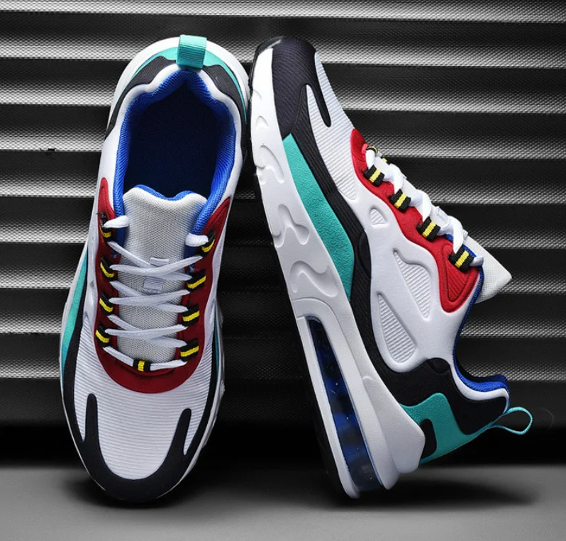 

Men autumn breathable sports shoes fashion casual air cushion running shoes young students light and casual shoes
