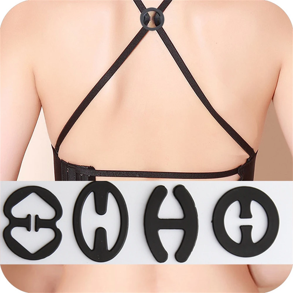 

1Pc Shoulder Strap Buckle Underwear Invisible X Cross Bra Non-Slip Buckle Bra Intimates Accessories Fixed Beautiful Back Holder