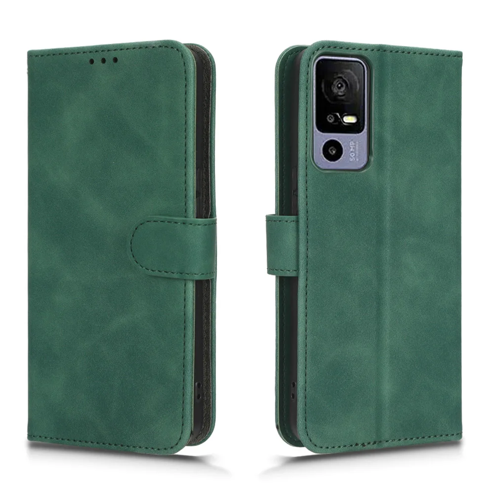 Новый стильный кожаный флип-чехол для TCL 40R чехол T771A Φ чехол-книжка магнитный