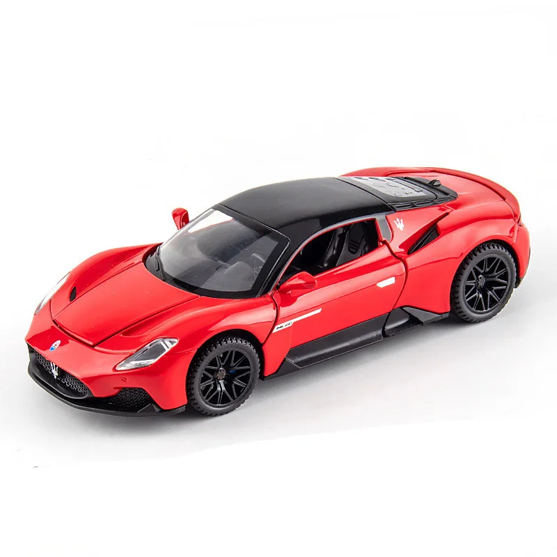 

New 1:32 Scale Maserati MC20 Super Alloy Car Toy Car Metal Collection Model Sound and Light Toys For Children V101