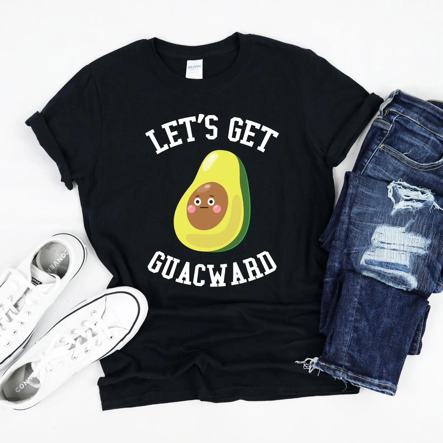 Lets Get Guacward рубашка Guac с авокадо