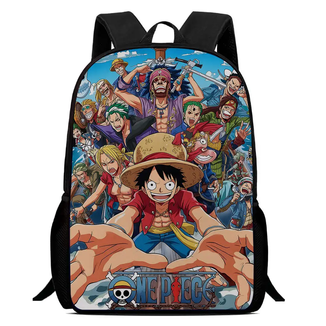 Фото Пенал ONE PIECE большой вместимости, прочный, устойчивый к пятнам, водоотталкивающий и стильный, для учеников начальной школы. №1