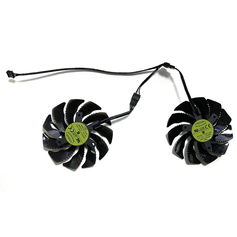 Вентилятор охлаждения графической карты Gigabyte GTX 1660 1660Ti вентилятор для 2 шт. 87 мм 4