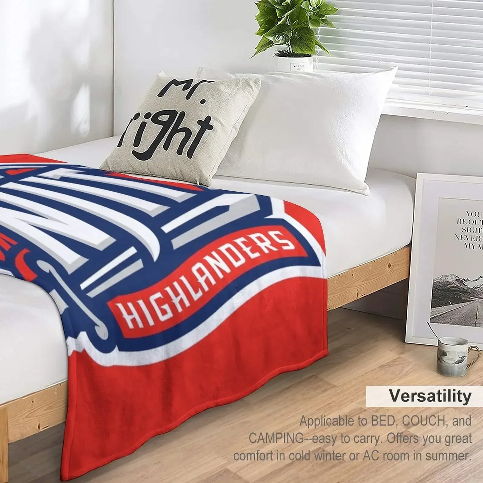 Одеяло NJ Highlan Красивые украшения Фланелевые одеяла для кровати