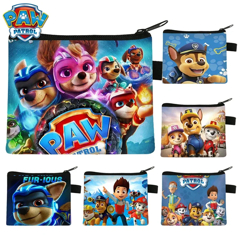 Кошельки для монет в стиле аниме Щенячий патруль детей портативные кошельки с